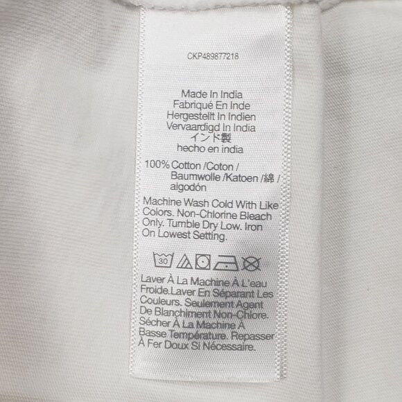 Madewell Cotton Perfect Crewneck Tee Women's Size XS Eyelet White Minimalist NWT - Picture 11 of 16